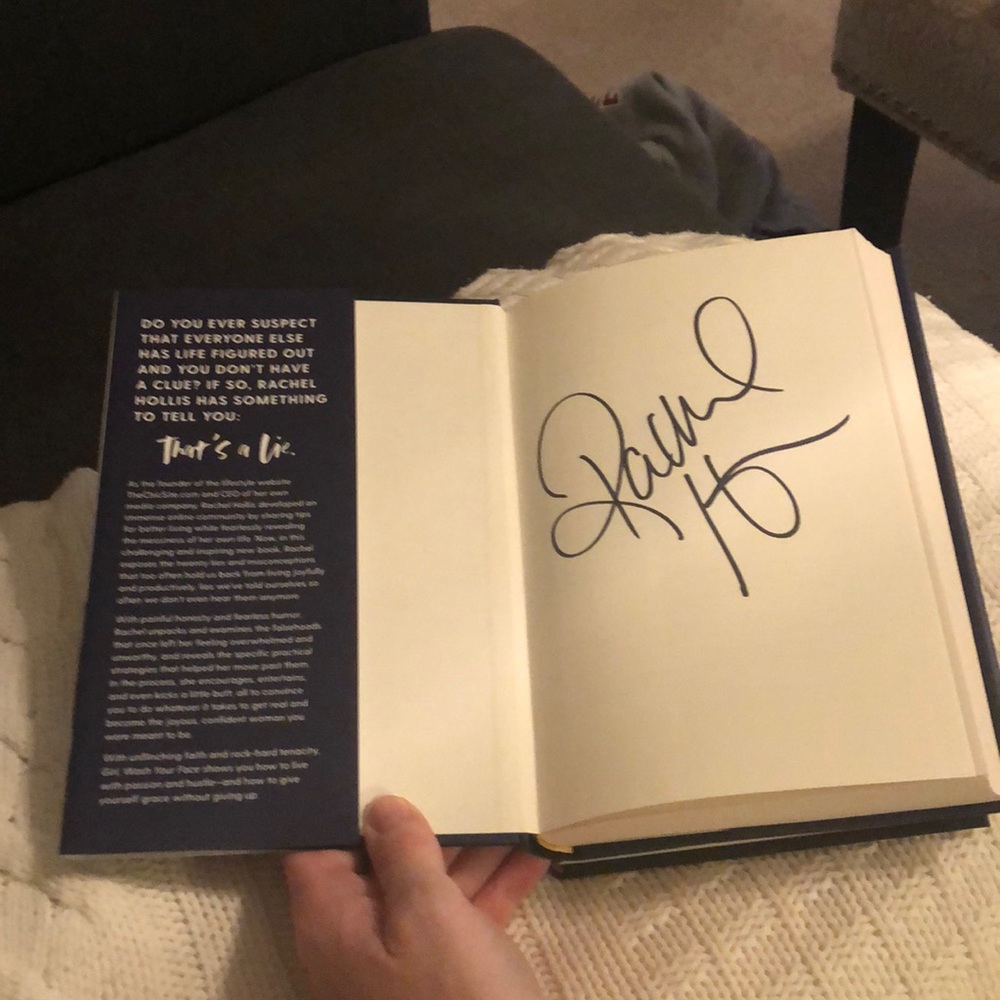 Rachel Hollis Signed copy of girl wash your face!